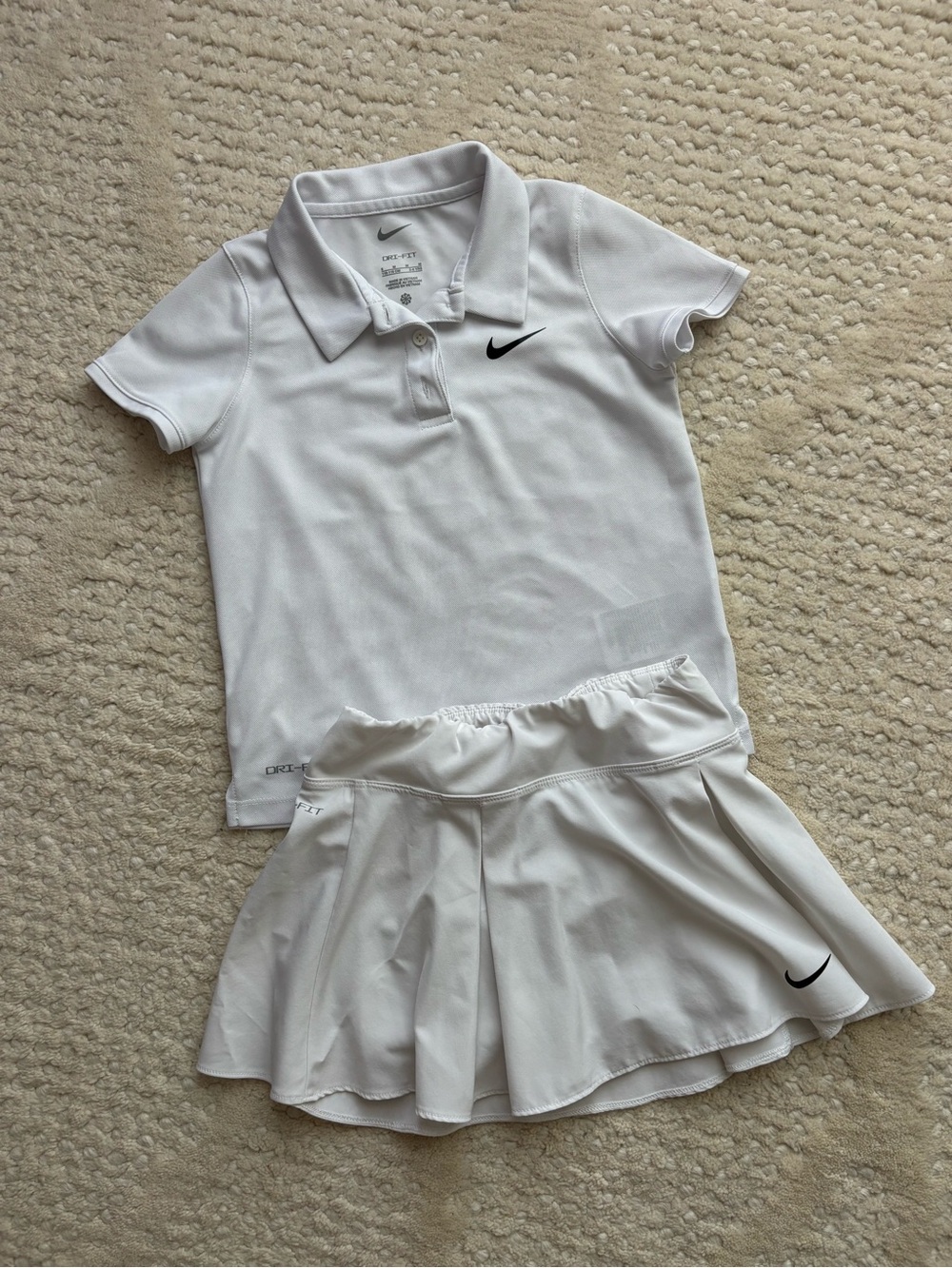 Nike Girls Dri-FIT Polo and Skort Athletic Set